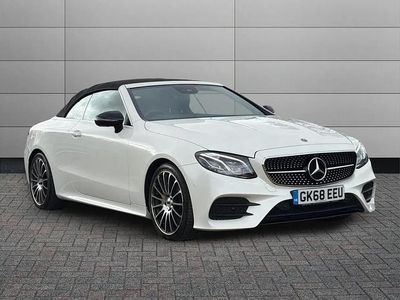 Used Mercedes E220 AMG Line Premium Plus 191 HP (140 kW) 2018 White Cabriolet