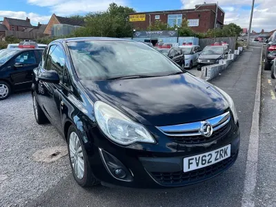 Used Vauxhall Corsa Excite 2012 Black Hatchback