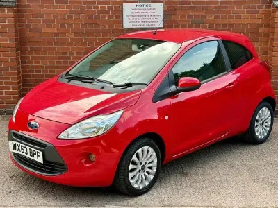 Used Ford Ka Zetec 69 HP (50 kW) 2013 Red Hatchback