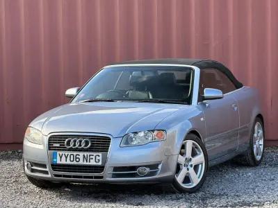 Used Audi A4 Cabriolet S-Line 163 HP (119 kW) 2006 Silver Cabriolet
