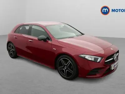 Used Mercedes A200 AMG Line Premium 163 HP (119 kW) 2022 Red Hatchback