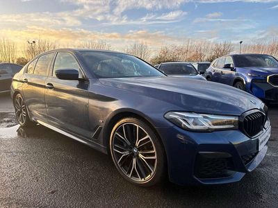 Blue Used 2021 BMW 520 M Sport | £23,499 (Fair price)