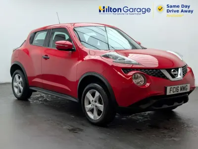 Usado Nissan Juke Visia 94 HP (69 kW) 2016 Vermelho SUV
