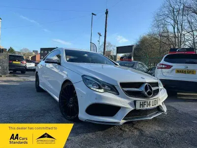 Used Mercedes E220 AMG 2014 White Coupe