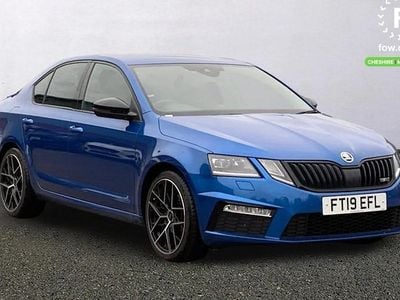 Used Skoda Octavia vRS 245 HP (180 kW) 2019 Blue Hatchback