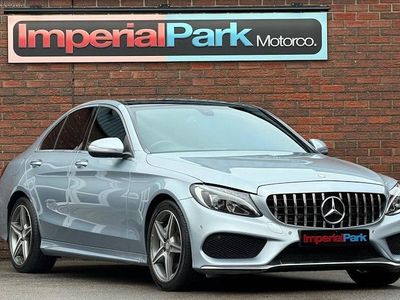 Used Mercedes C220 AMG Line Premium 170 HP (125 kW) 2014 Silver Sedan