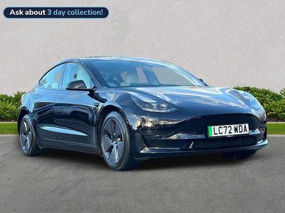 Black Used 2022 Tesla Model 3 RWD Sedan | £20,999 (Fair price)