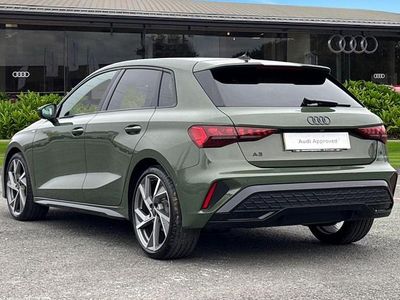 Used Audi A3 Sportback Black Edition 150 HP (110 kW) 2025 Green Hatchback