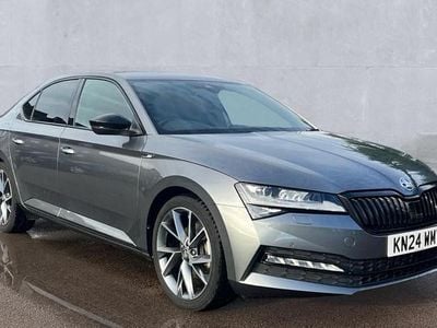 Graphite grey metallic Used 2024 Skoda Superb SportlinePlus Hatchback | £25,795 (Fair price)