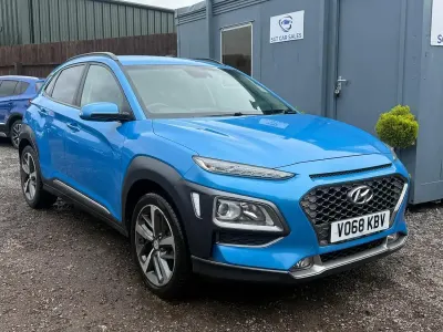 Used Hyundai Kona Premium 2018 Blue SUV