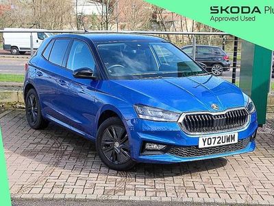 Used Skoda 110 R Colour Edition 81 HP (59 kW) 2023 Race blue metallic black magic pearl effect Hatchback