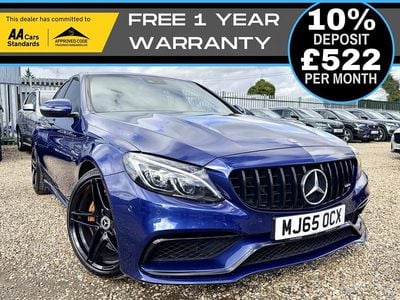 Used Mercedes C63 AMG Premium 2015 Blue Sedan