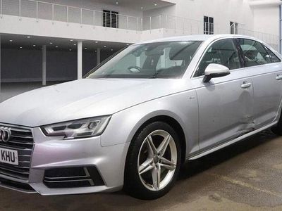 Used Audi A4 S-Line 150 HP (110 kW) 2018 Silver Sedan