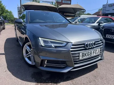Used Audi A4 S-Line 150 HP (110 kW) 2018 Grey Sedan