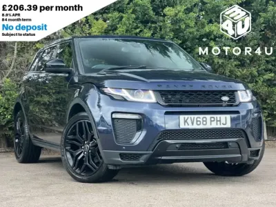 Used Land Rover Range Rover evoque HSE Dynamic 2018 Blue SUV