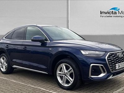 Blue Used 2021 Audi Q5 S-Line SUV | £28,750 (Fair price)