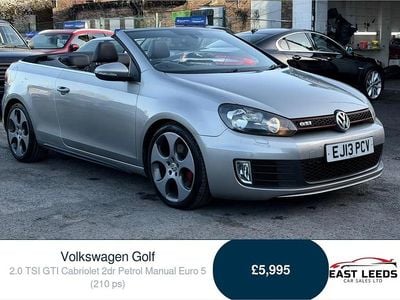Used VW Golf Cabriolet GTI 210 HP (154 kW) 2013 Silver Cabriolet