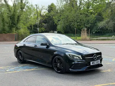 Begagnad Mercedes CLA180 AMG line 2017 Svart Sedan