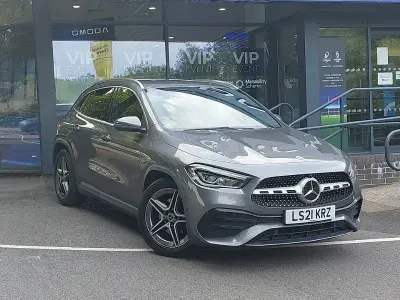 Used Mercedes GLA200 AMG Line Premium 150 HP (110 kW) 2021 Grey SUV