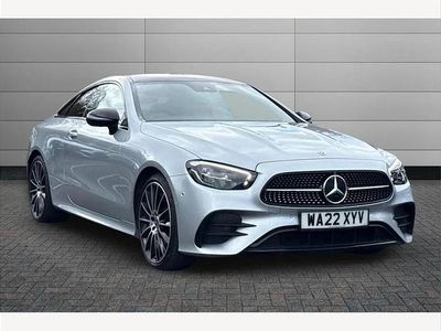 Used Mercedes E300 AMG line 254 HP (186 kW) 2022 Silver Coupe