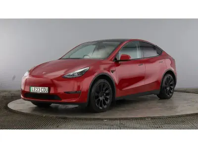Used Tesla Model Y Long Range AWD 378 kW (514 HP) 2023 Red SUV