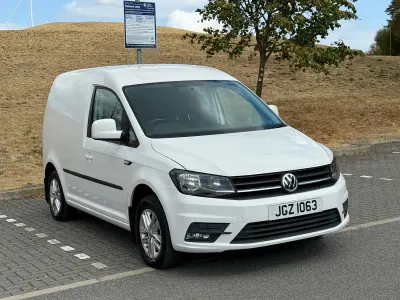 Used VW Caddy Trendline 102 HP (75 kW) 2018 White MPV