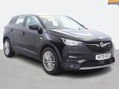 Used Vauxhall Grandland X Business Edition 130 HP (95 kW) 2020 Black SUV