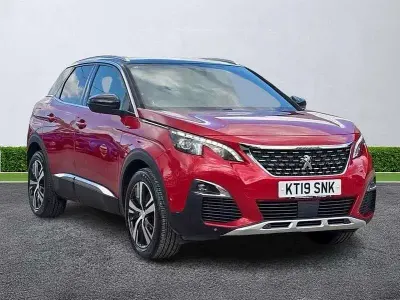 Used Peugeot 3008 GT-line 130 HP (95 kW) 2019 Red SUV