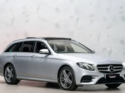 Used Mercedes E220 AMG line 194 HP (142 kW) 2017 Silver Estate