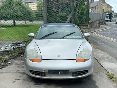 Used Porsche Boxster 2002 Silver Cabriolet
