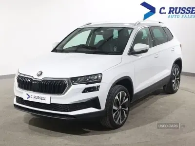 Gebraucht Skoda Karoq SE L 150 PS (110 kW) 2023 Weiß SUV