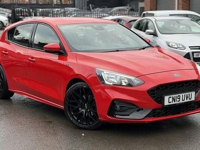 Red Used 2019 Ford Focus ST-Line Hatchback | £7,445 (Fair price)