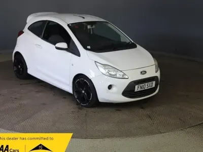 Used Ford Ka Style 69 HP (50 kW) 2010 White Hatchback