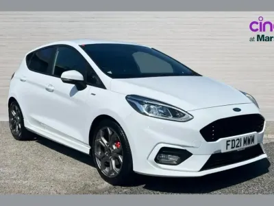 Used Ford Fiesta ST-Line 95 HP (69 kW) 2021 White Hatchback