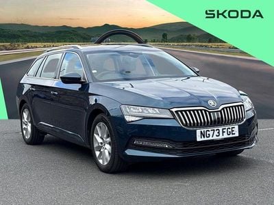 Used Skoda Superb SE 160 HP (117 kW) 2024 Blue Estate