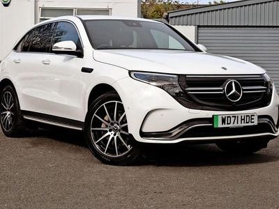 Used Mercedes EQC400 AMG line 300 kW (408 HP) 2022 White SUV