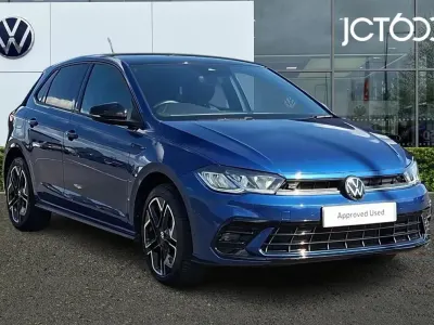 Used VW Polo R-line 95 HP (69 kW) 2025 Blue Hatchback