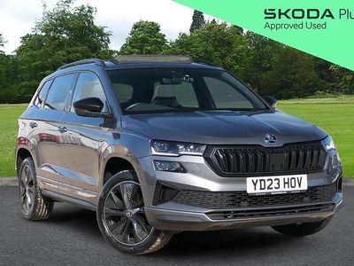 Used Skoda Karoq SportLine 150 HP (110 kW) 2023 Grey SUV