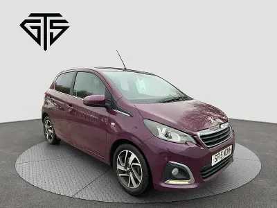 Used Peugeot 108 Allure 82 HP (60 kW) 2015 Purple Hatchback