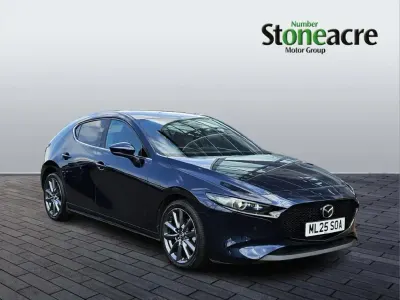 Used Mazda 3 Exclusive-Line 138 HP (101 kW) 2025 Blue Hatchback