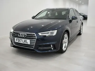 Used Audi A4 S-Line 190 HP (139 kW) 2017 Blue Estate
