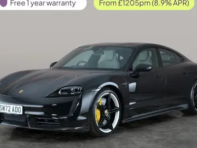 Used Porsche Taycan Performance Package 559 kW (761 HP) 2022 Black Sedan
