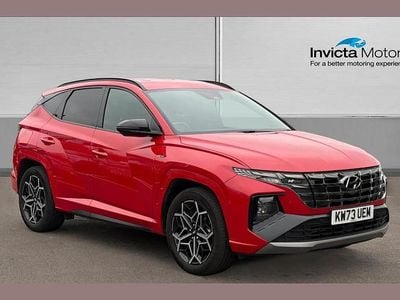 Used Hyundai Tucson N Line 265 HP (194 kW) 2024 Engine red SUV