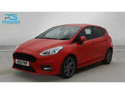 Second-hand Ford Fiesta ST-Line 95 CP (69 kW) 2021 Roșu Hatchback