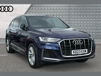 Używany Audi Q7 S-Line 381 KM (280 kW) 2023 Niebieski SUV