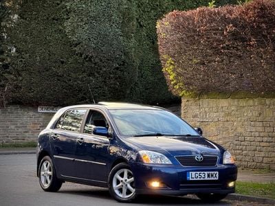 Used Toyota Corolla 110 HP (80 kW) 2003 Blue Hatchback