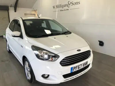 Begagnad Ford Ka Plus Zetec 70 HK (51 kW) 2018 Vit Halvkombi
