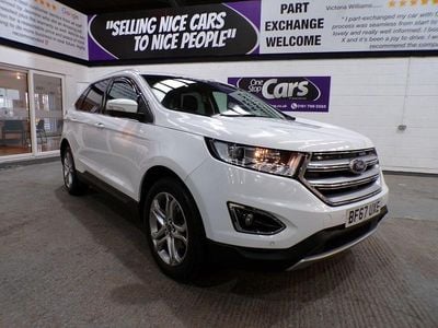 White Used 2017 Ford Edge Titanium SUV | £13,295 (Good price)