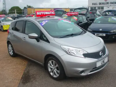 Used Nissan Note Acenta Premium 98 HP (72 kW) 2014 Silver Hatchback