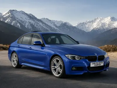 Used BMW 318 Sport Line 134 HP (98 kW) 2016 Blue Sedan